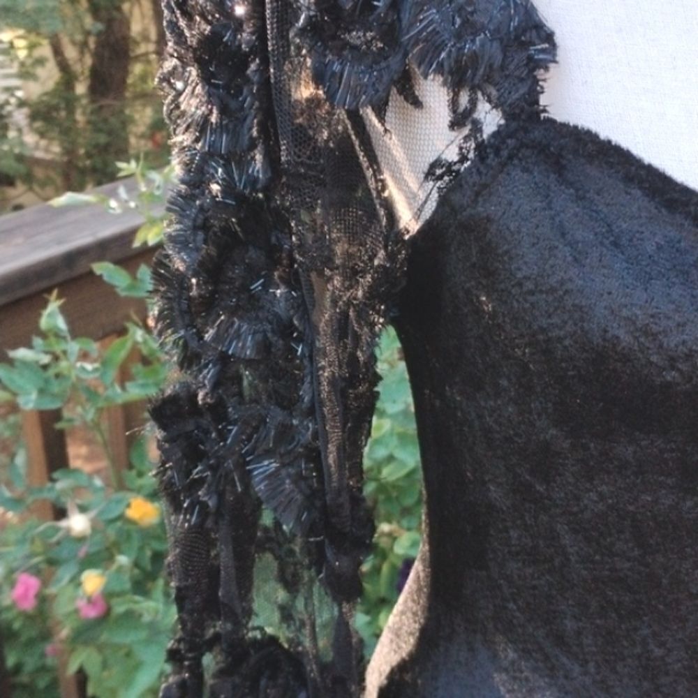 Yvan & Marzia Velvet Evening Dress Baddie Whimsigoth - Picture 4 of 10